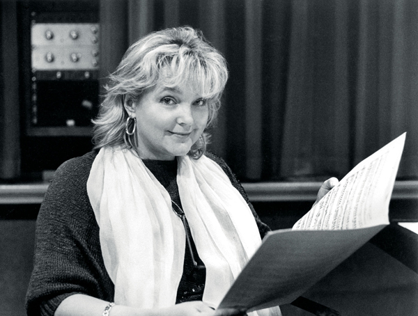 Lucia Popp. A 1986 recording session. © Clive Barda/ArenaPAL 2014.